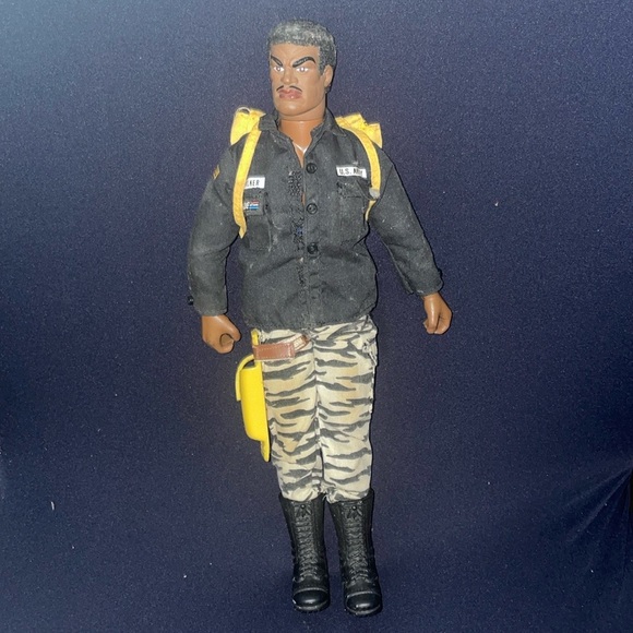 Hasbro 1992 G I Joe Hall Of Fame Stalker Figure Doll Flocked Hair 12"/30cm ASIS - Picture 3 of 5